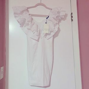 NEW ZARA Cute White Dress